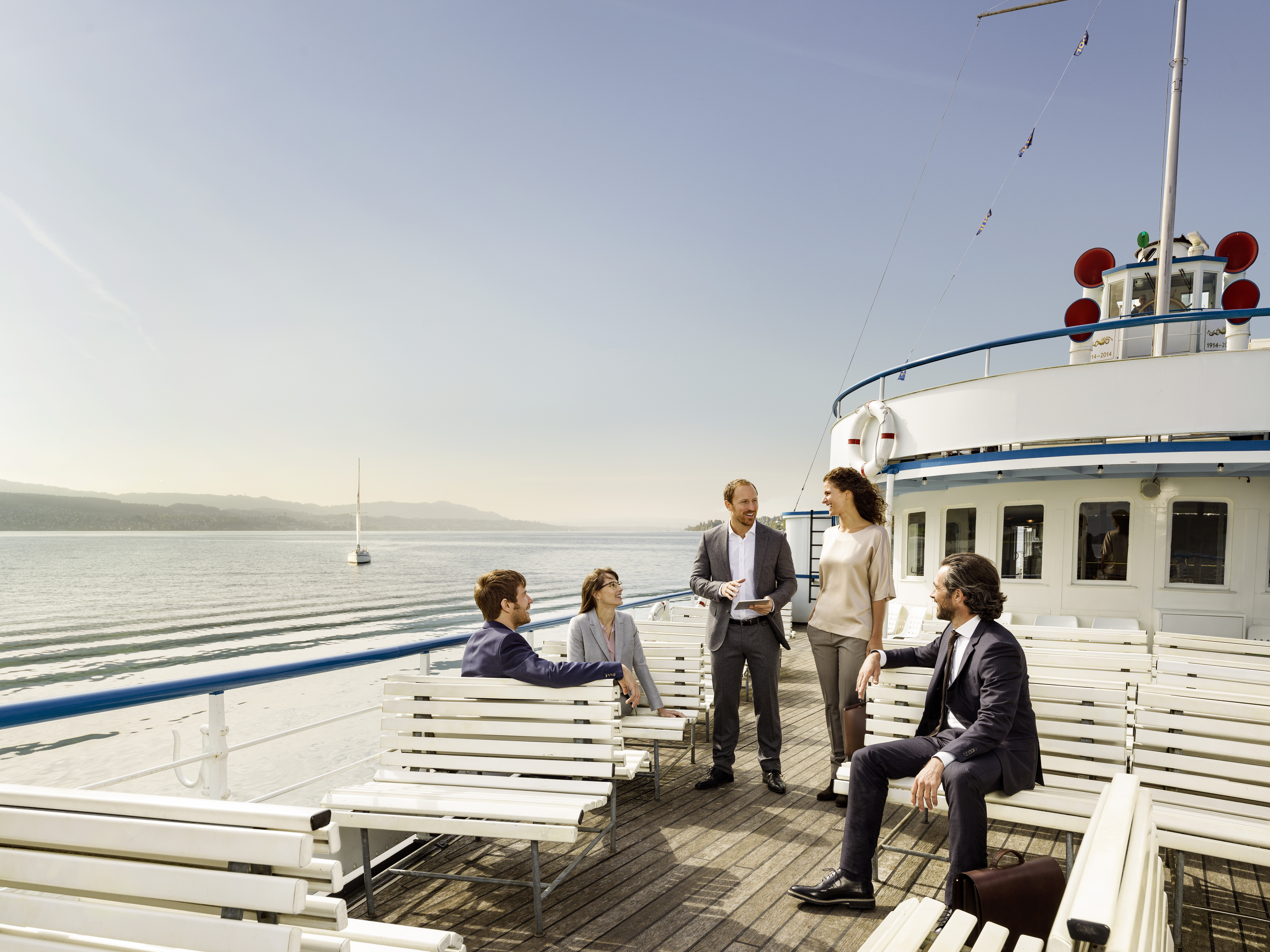 auf dem Schiff
